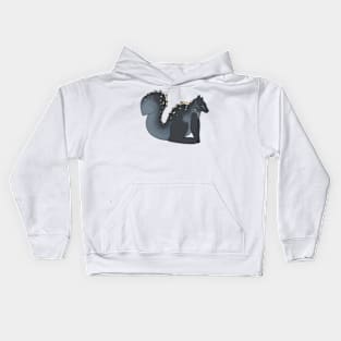 Wolf Echidna Squirrel :: Imaginary Creatures Kids Hoodie